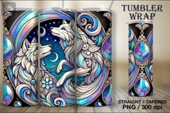 4 Wolf Tumbler Wrap Sublimation, 20 oz Product Image 4