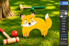 Fox Croquet Gates Laser Cut | Kids Laser | Outdoor Games Product Image 1