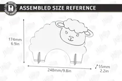Sheep Croquet Gates Laser Cut | Kids Laser | Outdoor Games Product Image 3