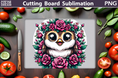 Bird Flowers Cutting Board | Kitchen Cutting Board Product Image 1