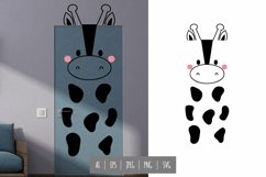 Giraffe Door Sticker Product Image 1