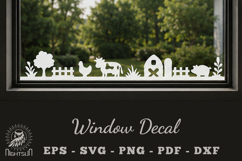 Animal Farm Window Decal SVG Product Image 1