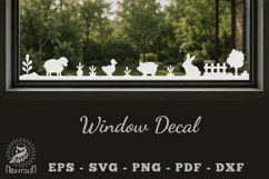Animal Farm Window Decal SVG Product Image 1
