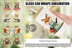 Glass Can Animal Finest Brew Product Image 1