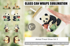 Glass Can Animal Finest Brew Product Image 1