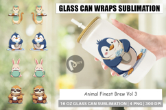 Glass Can Animal Finest Brew Product Image 1