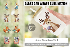 Glass Can Animal Finest Brew Product Image 1