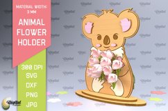 Animal Flower Holders Laser Cut Bundle. Mother's Day SVG Product Image 6