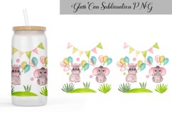Birthday Glass Can Wrap | Kids Libbey Glass Can Sublimation Product Image 1