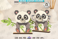 3D Glasses Holder Laser Cut|Personalized Design|Kids SVG|CNC Product Image 1