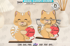 3D Glasses Holders Laser Cut Bundle|Personalized Design SVG Product Image 10