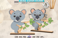 3D Glasses Holders Laser Cut Bundle|Personalized Design SVG Product Image 11