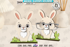 3D Glasses Holders Laser Cut Bundle|Personalized Design SVG Product Image 12