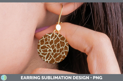 GorgeousAnimal Round Earrings design.