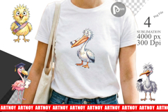 Funny Animal Graduation Sublimation Product Image 1