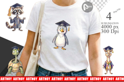 Chaotic Animal Graduation Sublimation Product Image 1