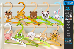 Animal Hangers Laser Cut Bundle | Children&#039;s Clothes Hangers Product Image 1