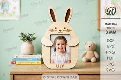 Hugging Animal Photo Frames Bundle Laser Cut. Kids SVG Product Image 2