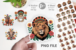 Juneteenth Animal Sticker Product Image 1