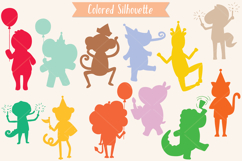 Colored Hand-Drawn Jungle Animals Birthday Characters Product Image 3