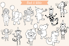 Hand-Drawn Jungle Animals Birthday Characters Product Image 4