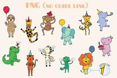 Jungle Animals Birthday Stickers | Celebration Product Image 3