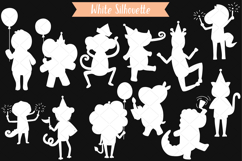 Hand-Drawn Jungle Animals Birthday Characters White Product Image 3