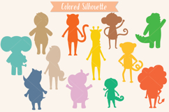 Colored Hand-Drawn Jungle Animals Characters Product Image 5