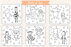 Jungle Animals Characters | Printable Kids Coloring Pages Product Image 2
