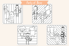 Jungle Animals Characters | Printable Kids Coloring Pages Product Image 3