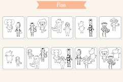 Jungle Animals Characters | Printable Kids Coloring Pages Product Image 5