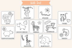 Jungle Animals Coloring Pages | Printable Kids Activities Product Image 3
