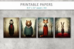 Animal Illustration, Printable Pages Product Image 2