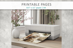 Christmas junk journal, cat old paper Product Image 7