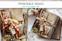 Christmas junk journal, vintage holiday Product Image 4