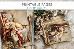 Christmas junk journal, vintage holiday Product Image 5
