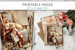 Christmas junk journal, vintage holiday Product Image 6