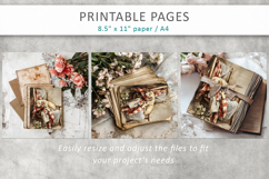 Christmas junk journal, vintage holiday Product Image 8