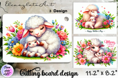 Cutting Board , Mom Kitchen, Motivational Sublimation Product Image 1