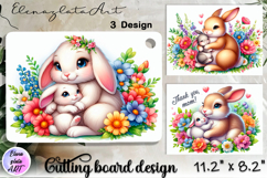 Cutting Board , Mom Kitchen, Motivational Sublimation Product Image 1