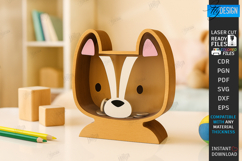 Personalized Piggy Bank Laser Cut Bundle|Animals Money Boxes Product Image 8