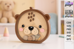 Animal Money Box Laser Cut|Cute Animals|Piggy Bank|Coin Box Product Image 1