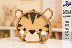 Animal Money Box Laser Cut|Cute Animals|Piggy Bank|Coin Box Product Image 1