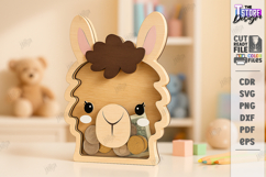 Animal Money Box Laser Cut|Cute Animals|Piggy Bank|Coin Box Product Image 1