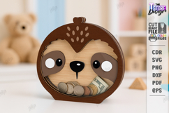 Animal Money Box Laser Cut|Cute Animals|Piggy Bank|Coin Box Product Image 1
