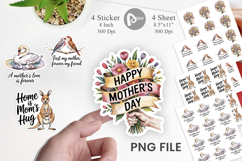 Mother’s Day Animal Sticker Product Image 1