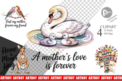 Mother’s Day Animal Clipart Product Image 1