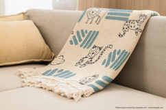 Jungle Animals Doodles | Hand Drawn Tropical leaves Product Image 7