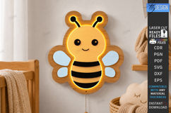 LED Night Light Laser Cut Bundle | 3D Layered Cute Animals Product Image 10