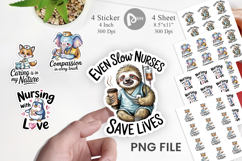 Nurse Animal Sticker Product Image 1